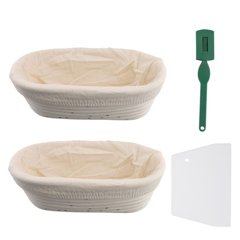Proofing Basket Banneton - A67K-Banneton Mayalama Sepeti Seti - El