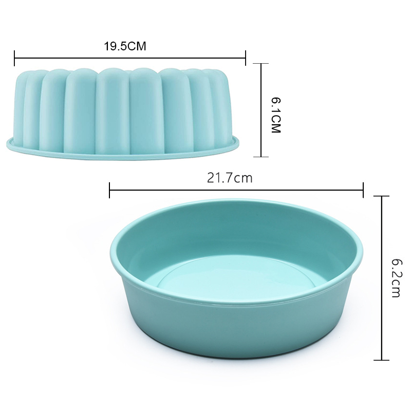 Kitchen Baking Tray Rack - Silikon Pişirme Tepsisi Düzenleyici Yuvarlak Flan