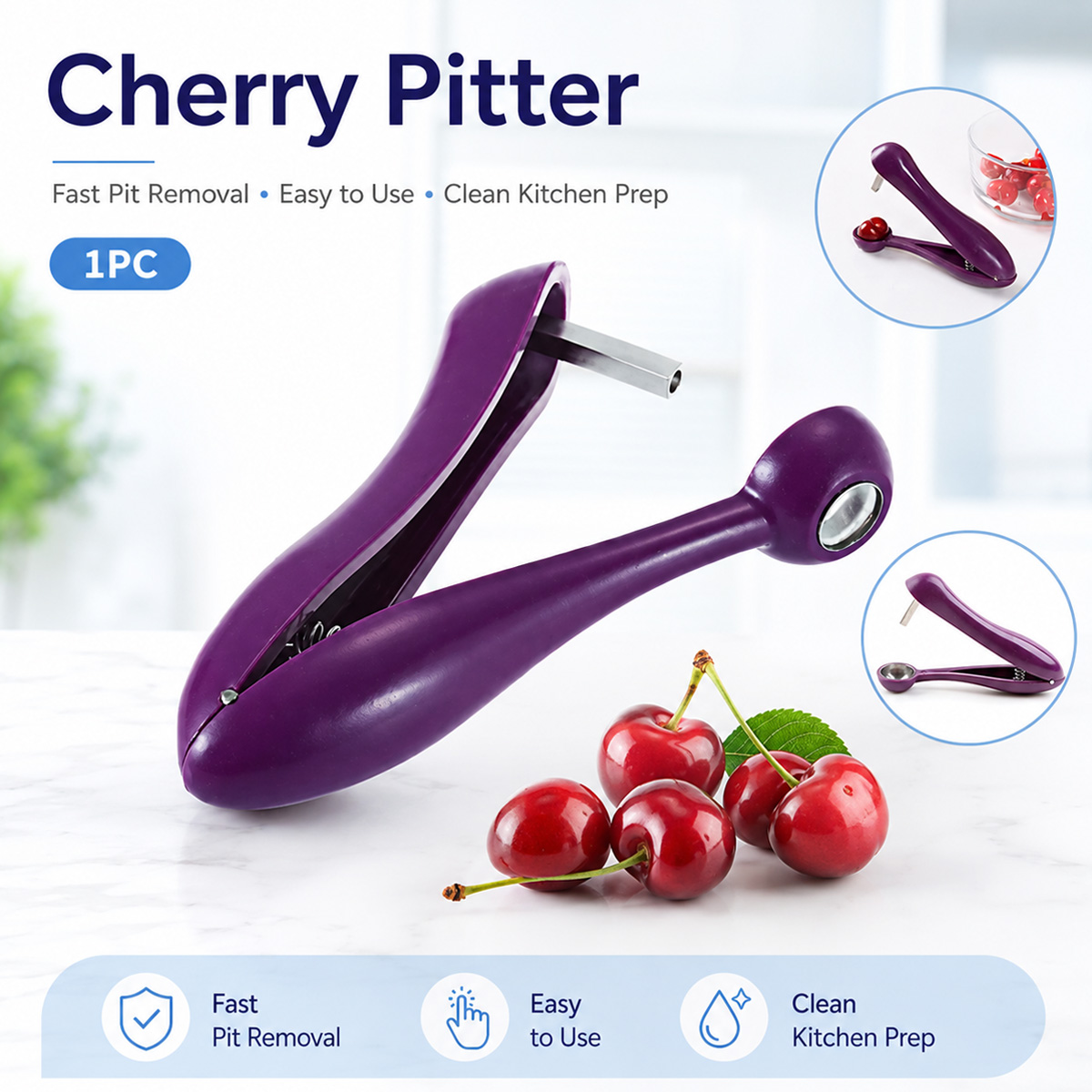 El Tipi Kiraz Çekirdeği Çıkarı - Kitchen Baking Tools incelemesi ve fiyatı