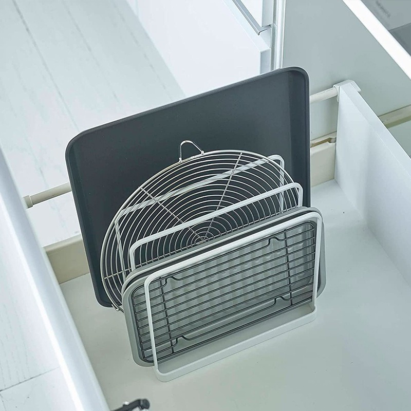Dikey Kesme Tahtası Rafı Dört  - Kitchen Baking Tray Rack incelemesi ve fiyatı